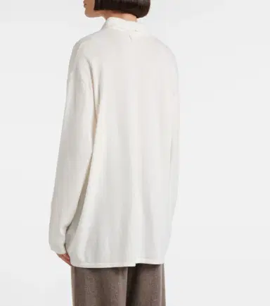 Lisa Yang Caisa cotton and cashmere polo sweater | Thumbnail 2