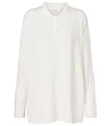 Lisa Yang Caisa cotton and cashmere polo sweater | Thumbnail 1