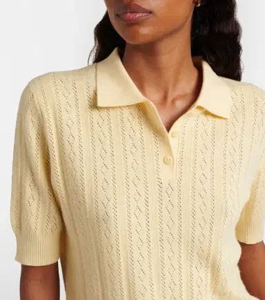 Lisa Yang Cristine cotton and cashmere polo sweater | Thumbnail 3 Lisa Yang Cristine cotton and cashmere polo sweater | Thumbnail 3