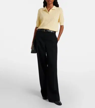 Lisa Yang Cristine cotton and cashmere polo sweater | Thumbnail 4 Lisa Yang Cristine cotton and cashmere polo sweater | Thumbnail 4