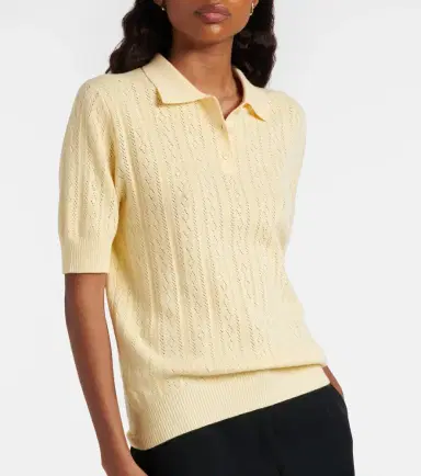 Lisa Yang Cristine cotton and cashmere polo sweater | Thumbnail 5 Lisa Yang Cristine cotton and cashmere polo sweater | Thumbnail 5