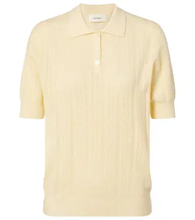 Lisa Yang Cristine cotton and cashmere polo sweater | Thumbnail 1 Lisa Yang Cristine cotton and cashmere polo sweater | Thumbnail 1