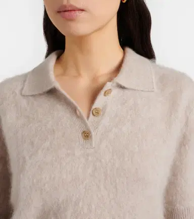 Lisa Yang Carolyn cashmere polo sweater | Thumbnail 5