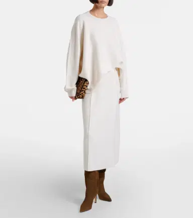 Lisa Yang Ruthie cashmere midi skirt | Thumbnail 5
