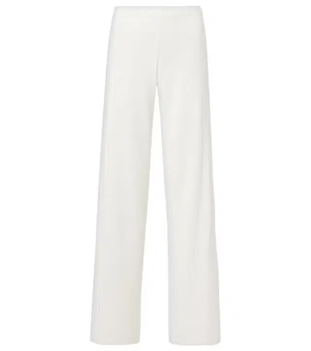 Lisa Yang Aina cotton and cashmere wide-leg pants