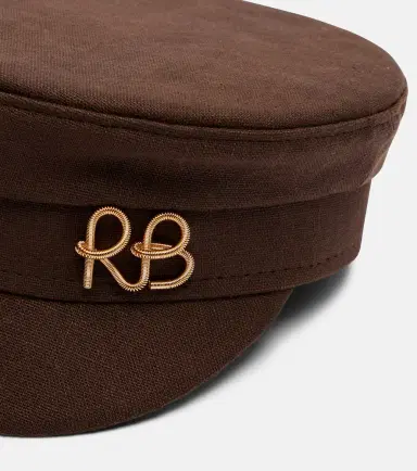 Ruslan Baginskiy RB linen canvas newsboy hat | Thumbnail 2 Ruslan Baginskiy RB linen canvas newsboy hat | Thumbnail 2