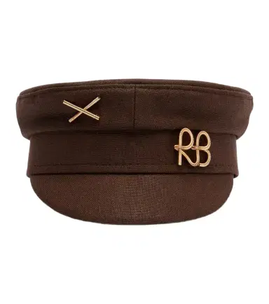 Ruslan Baginskiy RB linen canvas newsboy hat | Thumbnail 1 Ruslan Baginskiy RB linen canvas newsboy hat | Thumbnail 1