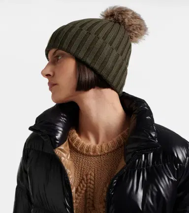 Moncler Logo virgin wool beanie | Thumbnail 4