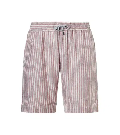 Fedeli Alfa striped linen Bermuda shorts | Thumbnail 1 Fedeli Alfa striped linen Bermuda shorts | Thumbnail 1