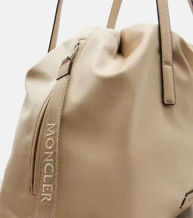 Moncler New Trick leather-trimmed tote bag | Thumbnail 3 Moncler New Trick leather-trimmed tote bag | Thumbnail 3