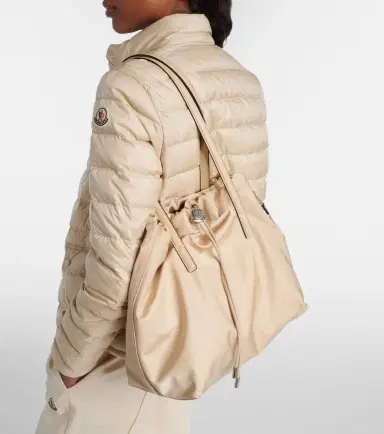 Moncler New Trick leather-trimmed tote bag | Thumbnail 5 Moncler New Trick leather-trimmed tote bag | Thumbnail 5