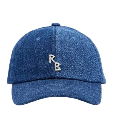 Ruslan Baginskiy RB embellished denim baseball cap | Thumbnail 1 Ruslan Baginskiy RB embellished denim baseball cap | Thumbnail 1