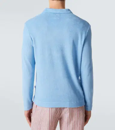 Fedeli Peter cotton terry polo sweater | Thumbnail 5