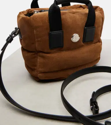 Moncler Caradoc Micro suede top-handle bag | Thumbnail 3 Moncler Caradoc Micro suede top-handle bag | Thumbnail 3