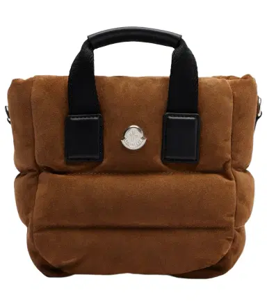 Moncler Caradoc Micro suede top-handle bag | Thumbnail 1 Moncler Caradoc Micro suede top-handle bag | Thumbnail 1