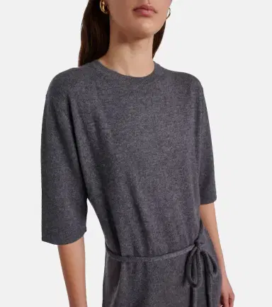 Lisa Yang Tilde belted cashmere maxi dress | Thumbnail 3 Lisa Yang Tilde belted cashmere maxi dress | Thumbnail 3