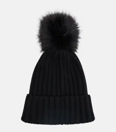 Moncler Ribbed-knit virgin wool beanie | Thumbnail 2