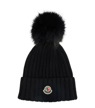 Moncler Ribbed-knit virgin wool beanie | Thumbnail 1