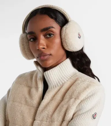 Moncler Logo teddy earmuffs | Thumbnail 3 Moncler Logo teddy earmuffs | Thumbnail 3