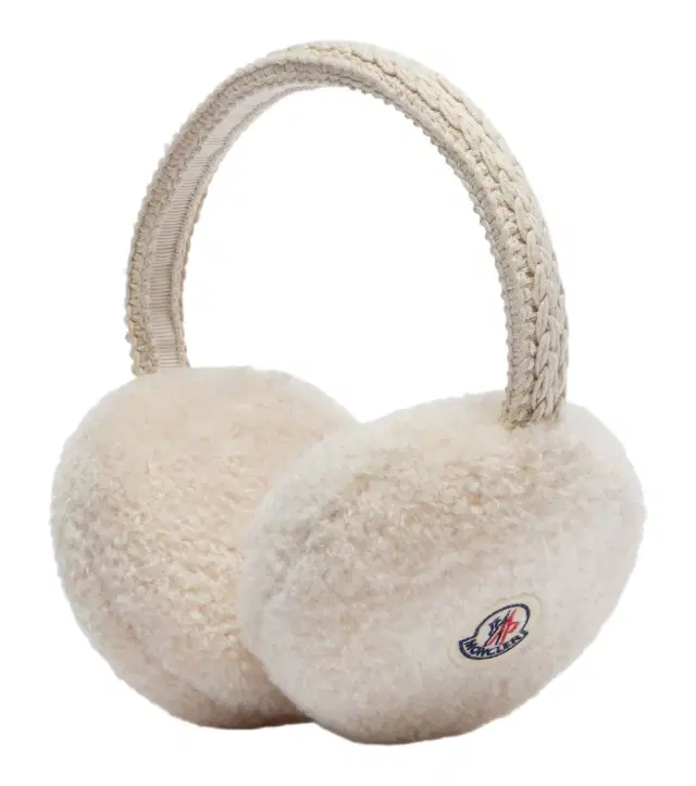 Moncler Logo teddy earmuffs