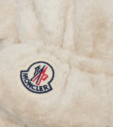Moncler Logo teddy mittens | Thumbnail 2