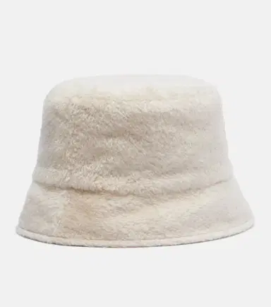 Moncler Logo reversible teddy bucket hat | Thumbnail 3