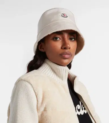 Moncler Logo reversible teddy bucket hat | Thumbnail 5