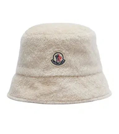 Moncler Logo reversible teddy bucket hat | Thumbnail 1