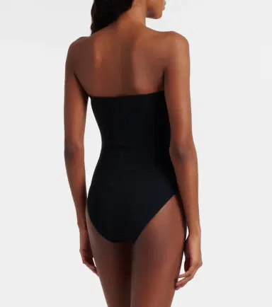 Karla Colletto Basics ruched strapless swimsuit | Thumbnail 3
