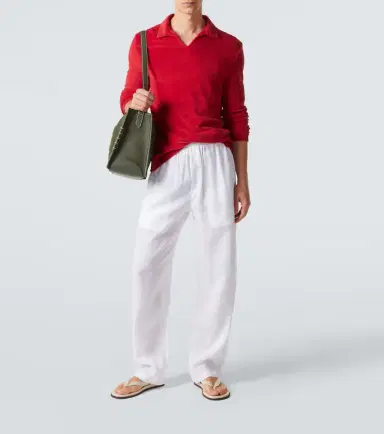 Fedeli Peter cotton terry polo sweater | Thumbnail 2