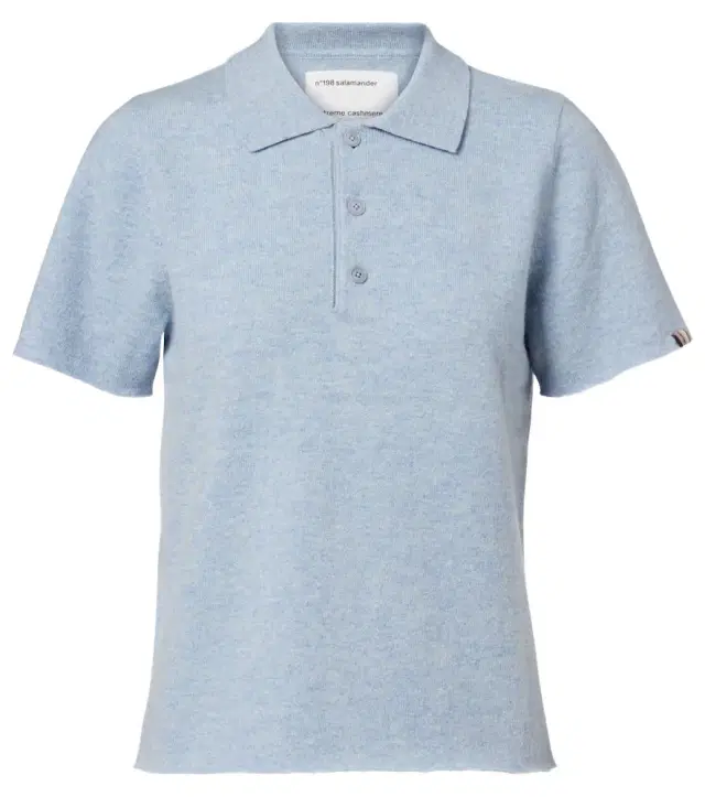 Extreme Cashmere N°198 Salamander cashmere-blend polo shirt