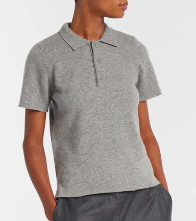 Extreme Cashmere N°198 Salamander cashmere-blend polo shirt | Thumbnail 2 Extreme Cashmere N°198 Salamander cashmere-blend polo shirt | Thumbnail 2