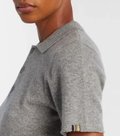 Extreme Cashmere N°198 Salamander cashmere-blend polo shirt | Thumbnail 3 Extreme Cashmere N°198 Salamander cashmere-blend polo shirt | Thumbnail 3