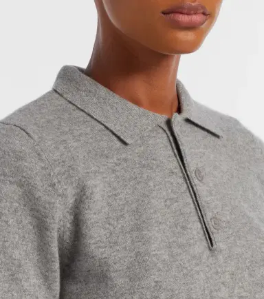 Extreme Cashmere N°198 Salamander cashmere-blend polo shirt | Thumbnail 6 Extreme Cashmere N°198 Salamander cashmere-blend polo shirt | Thumbnail 6