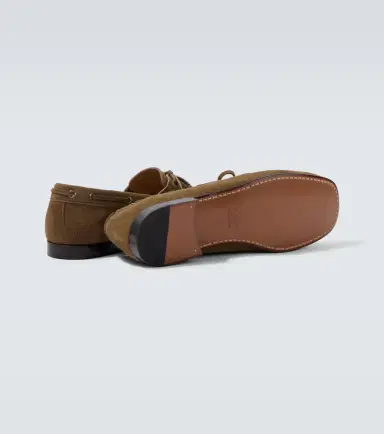 Valentino Garavani Palm Avenue VLogo suede boat shoes | Thumbnail 3