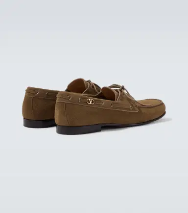 Valentino Garavani Palm Avenue VLogo suede boat shoes | Thumbnail 5