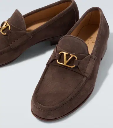 Valentino Garavani VLogo suede loafers | Thumbnail 2