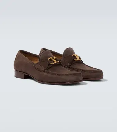 Valentino Garavani VLogo suede loafers | Thumbnail 5