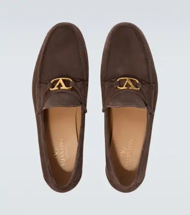 Valentino Garavani VLogo suede loafers | Thumbnail 6