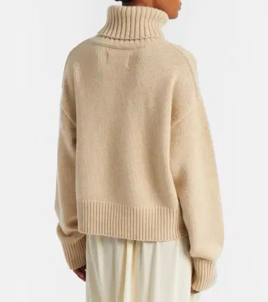 Extreme Cashmere N°434 Crop Xtra cashmere turtleneck sweater | Thumbnail 3 Extreme Cashmere N°434 Crop Xtra cashmere turtleneck sweater | Thumbnail 3