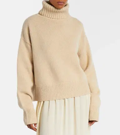 Extreme Cashmere N°434 Crop Xtra cashmere turtleneck sweater | Thumbnail 5 Extreme Cashmere N°434 Crop Xtra cashmere turtleneck sweater | Thumbnail 5