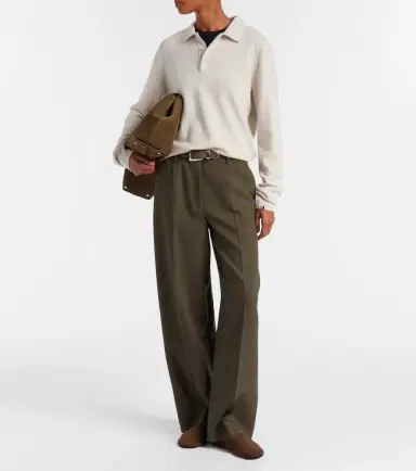 Extreme Cashmere N°223 Be For cashmere-blend polo sweater | Thumbnail 6 Extreme Cashmere N°223 Be For cashmere-blend polo sweater | Thumbnail 6