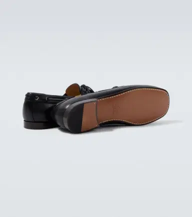 Valentino Garavani Palm Avenue VLogo leather boat shoes | Thumbnail 3