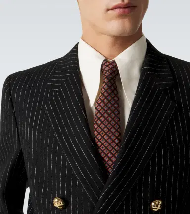 Valentino Garavani VLogo silk jacquard tie | Thumbnail 2