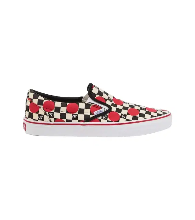 Valentino Garavani x Vans VLogo canvas slip-on shoes