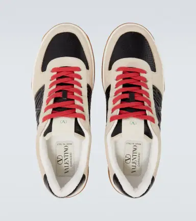 Valentino Garavani Suede and leather sneakers | Thumbnail 2 Valentino Garavani Suede and leather sneakers | Thumbnail 2