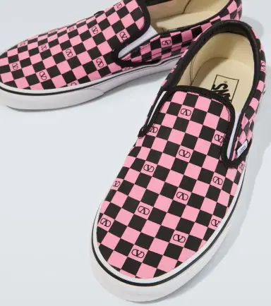Valentino Garavani x Vans VLogo checked slip-on shoes | Thumbnail 4