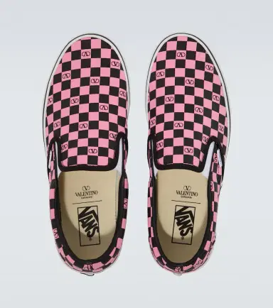 Valentino Garavani x Vans VLogo checked slip-on shoes | Thumbnail 6