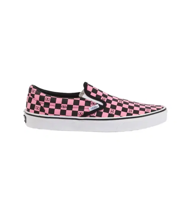 Valentino Garavani x Vans VLogo checked slip-on shoes