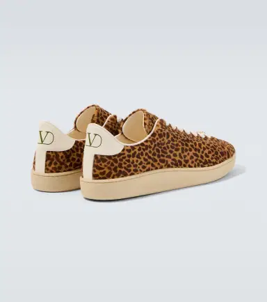 Valentino Garavani Royco leopard-print calf hair sneakers | Thumbnail 2